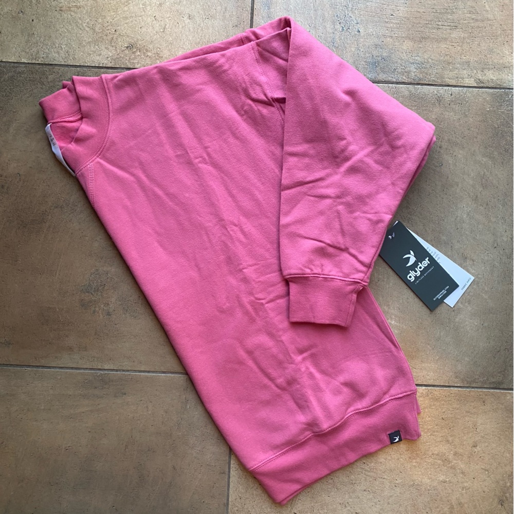 NWT Glyder Pink Women’s Oversized Crew Sweatshirt Size Small